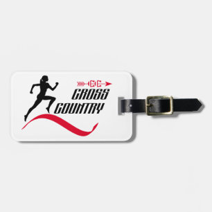 Cross country luggage tag