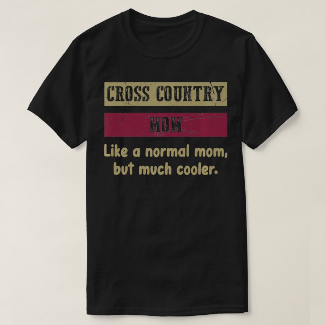 Cross Country Mom Definition Proud Cross Country M T-Shirt (Design Front)