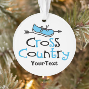 cross country ornament