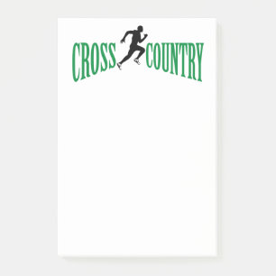 Cross country post-it notes