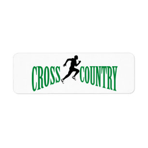 Cross country return address label