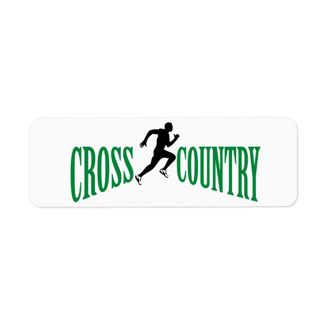 Cross country return address label (Front)