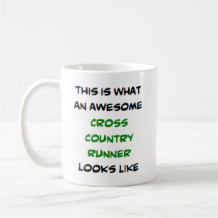 cross country runner, awesome coffee mug