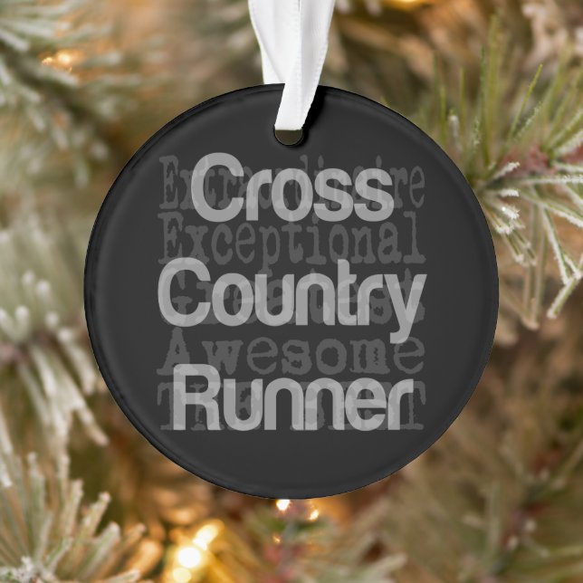 Cross Country Runner Extraordinaire Ornament (Tree)
