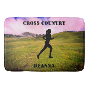 Cross Country Running Bath Mat