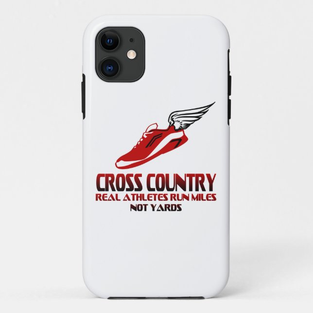 Cross Country Running Case-Mate iPhone Case (Back)