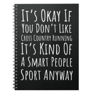 Cross Country Running Gifts Track And Field Runner Notebook