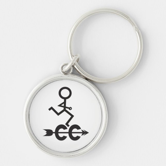Cross Country Running Logo © Keychain (Front)
