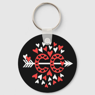 Cross Country Running Love Key Ring