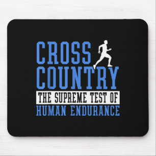 Cross Country Running Motivation  Mouse Pad
