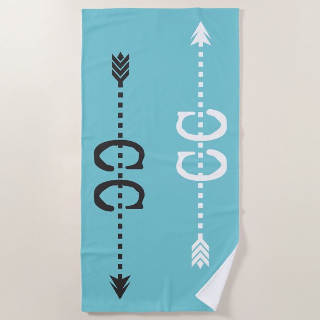 Cross Country Running themed © Beach Towel (Front)