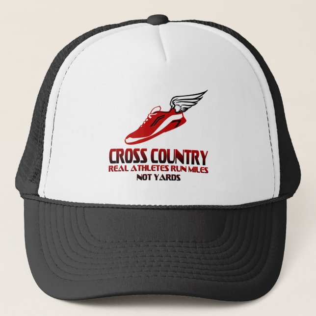 Cross Country Running Trucker Hat (Front)