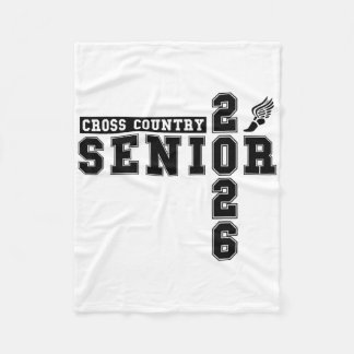 Cross Country Senior Night Xc Senior 2026 Graduati Fleece Blanket