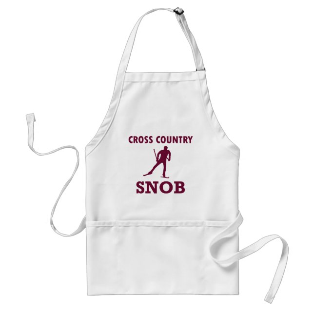 Cross Country Ski Snob Standard Apron (Front)