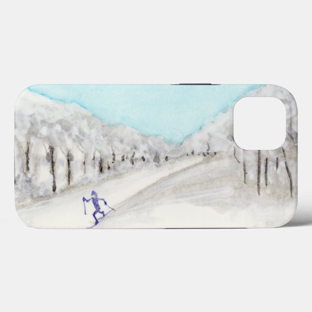 Cross Country Skier Case-Mate iPhone Case (Back (Horizontal))