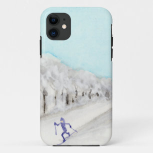 Cross Country Skier iPhone 11 Case