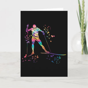 Cross Country Skier Nordic Xc Skiing _13 Card
