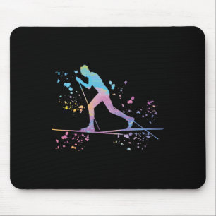 Cross Country Skier Nordic Xc Skiing _15 Mouse Pad