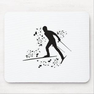 Cross Country Skier Nordic Xc Skiing _16 Mouse Pad