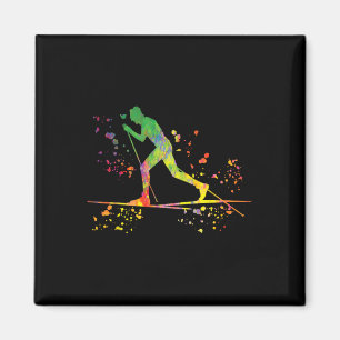 Cross Country Skier Nordic Xc Skiing _18 Magnet