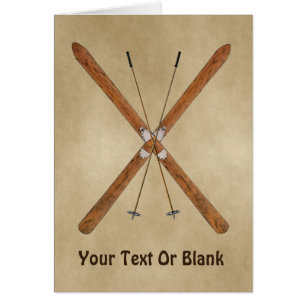 Cross-Country Skis And Poles