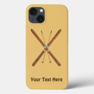 Cross-Country Skis And Poles Case-Mate iPhone Case
