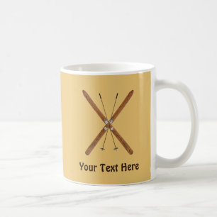 Cross-Country Skis And Poles Coffee Mug