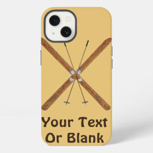 Cross-Country Skis And Poles iPhone Case