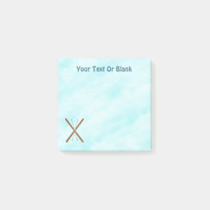 Cross-Country Skis On Snow Post-it Notes