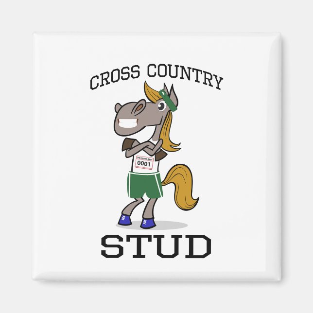Cross Country Stud Magnet (Front)