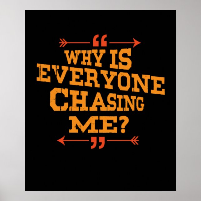 Cross Country Why Is Everyone Chasing Me Poster (Front)