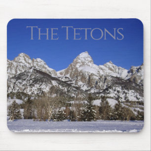 Cross Country Winter in Grand Teton National Park Mouse Pad