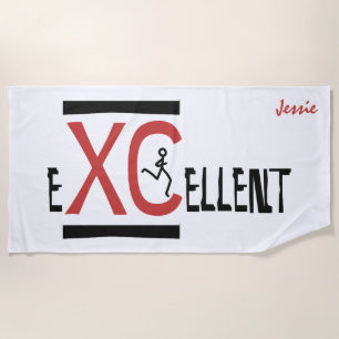Cross Country XC eXCellent Beach Towel