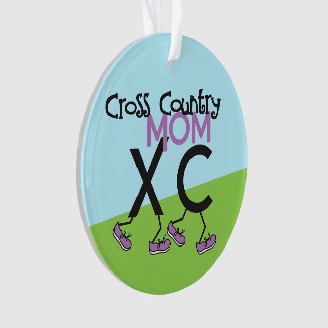 Cross Country XC Mum Ornament (Front)