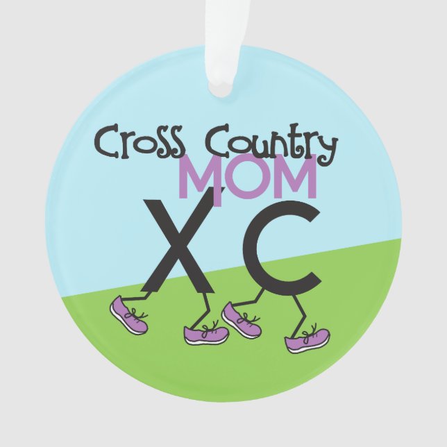 Cross Country XC Mum Ornament (Front)