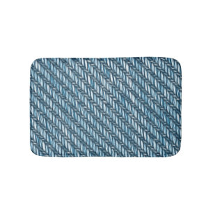 Cross Demin Bath Mat