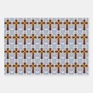 Cross Designed, 19" x 29" Wrapping Paper Sheets 