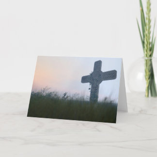 Cross Down Holiday Card