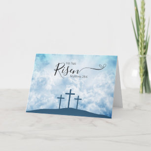 Cross easter   card