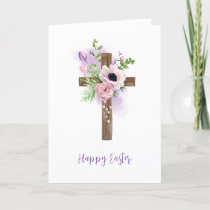 Cross Easter Cards - Purple Rose Christian Cards