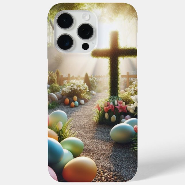 Cross/Easter egg/Lilly  Case-Mate iPhone Case (Back)