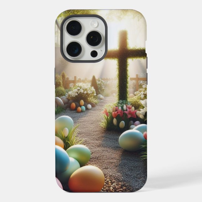 Cross/Easter egg/Lilly  iPhone Case (Back)