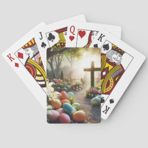Cross/Easter egg/Lilly Playing Cards