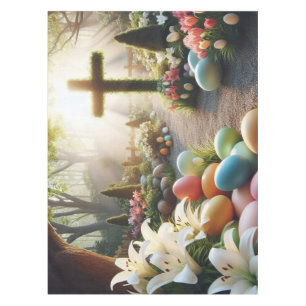 Cross/Easter egg/Lilly  Tablecloth