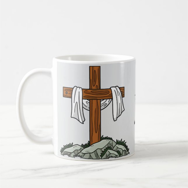 Cross Easter Mug (Left)