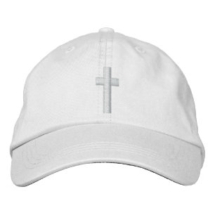 Cross Embroidered Hat