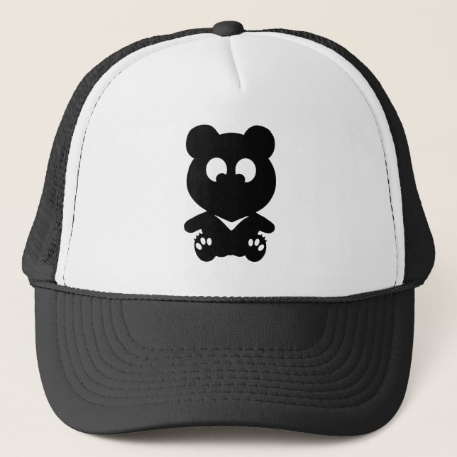 Cross Eyed BEAR Trucker Hat (Front)