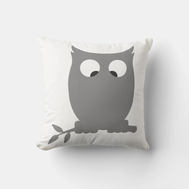 Cross Eyed OWL Cushion (Front)