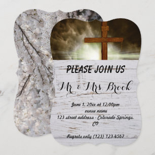 Cross Faith Hope Love Believe Destiny's Destiny Invitation