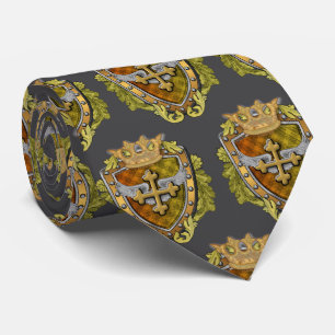 Cross Family Crest Tie